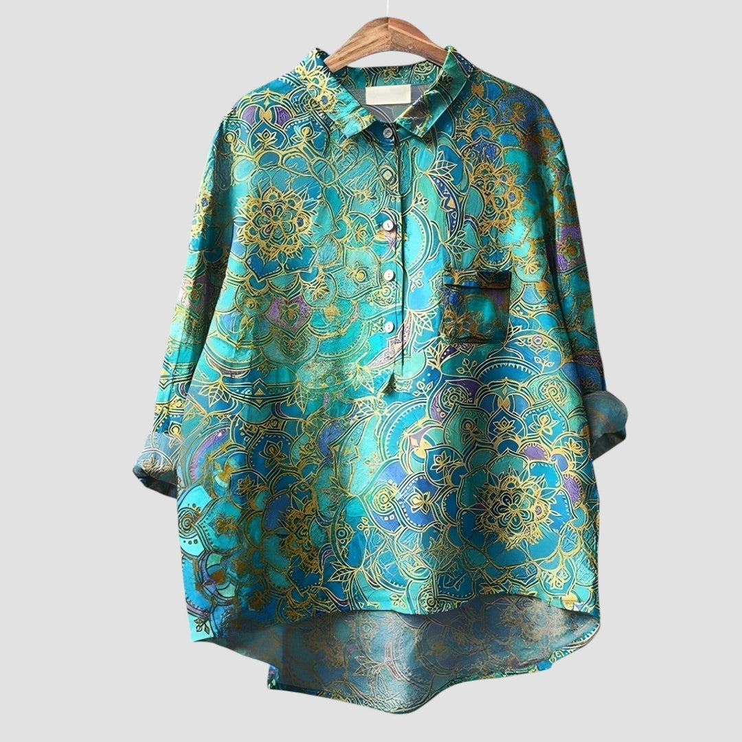 Vesper™ | Elegante camicia grafica, stile versatile