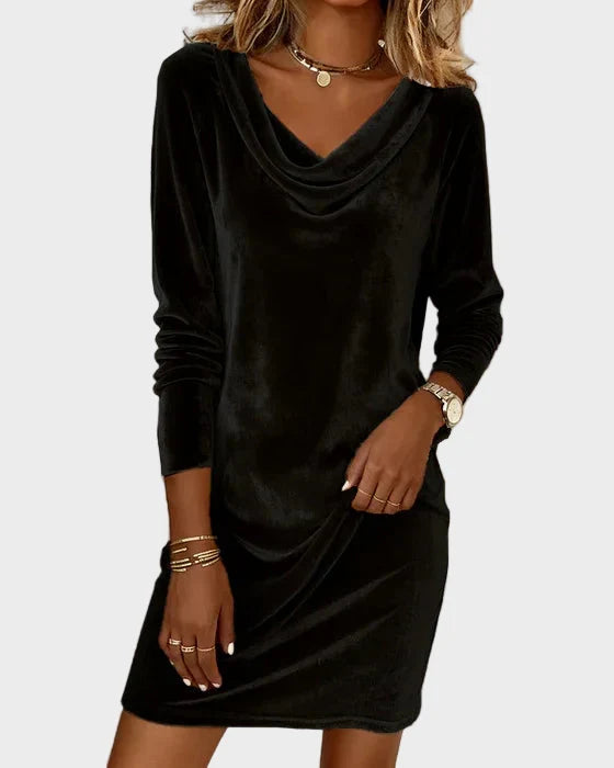 Frosina - Loose Velvet Dress