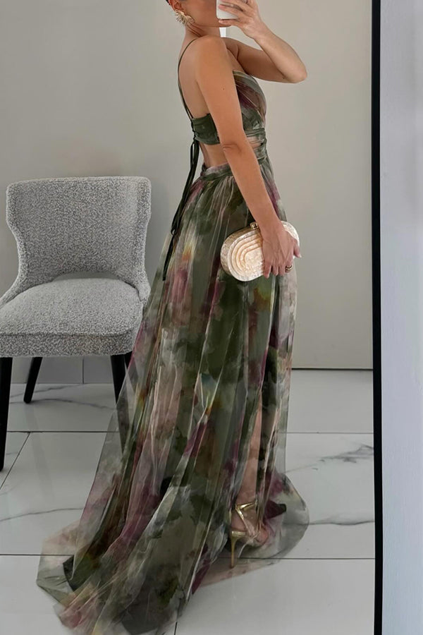 Alona™ | Bellissimo abito lungo con stampa floreale