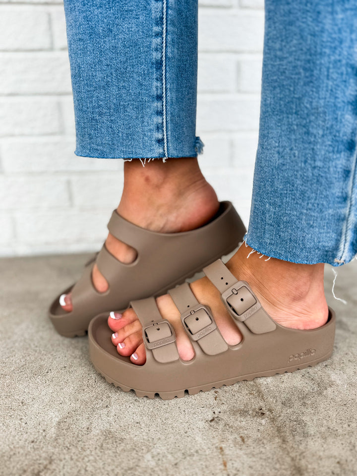 Sandalo Birkenstock Florida III EVA Pap Flex - Grigio Tortora