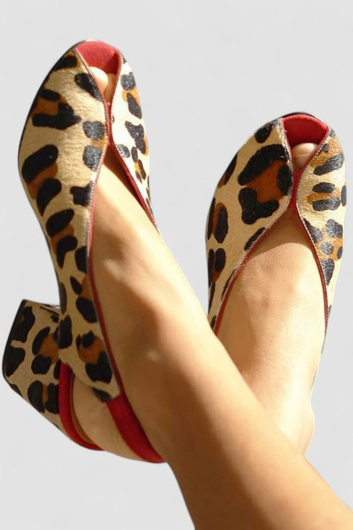 Brielle - Sandali leopardati