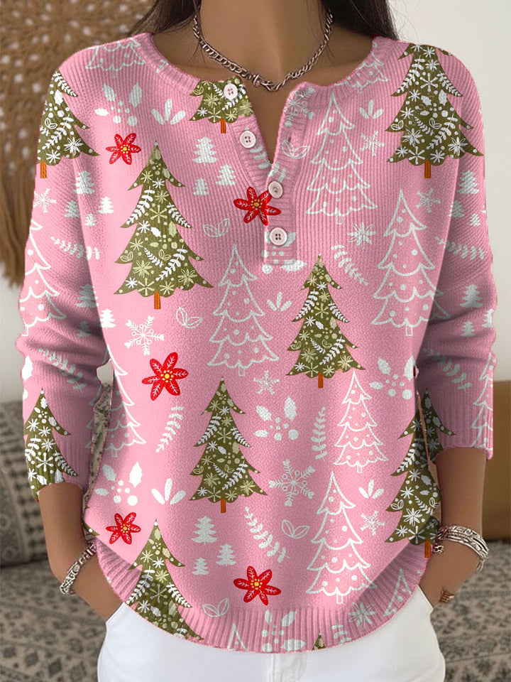 Sofía | Maglione natalizio con bottoni