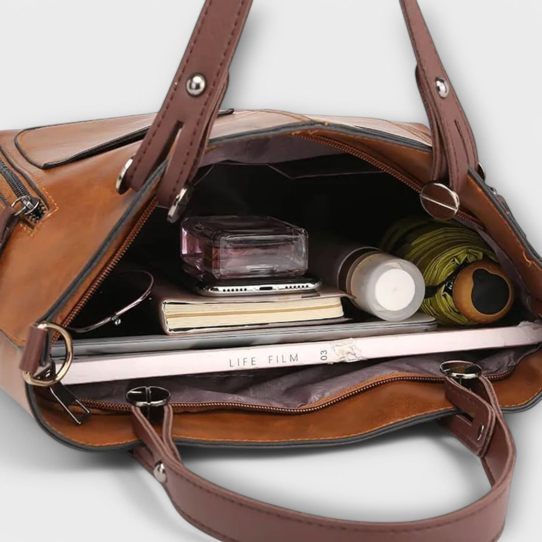 Olivia - Elegante borsa tote in similpelle