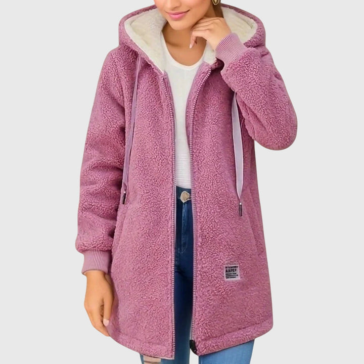 Caitlin - Elegante cappotto in pile polare