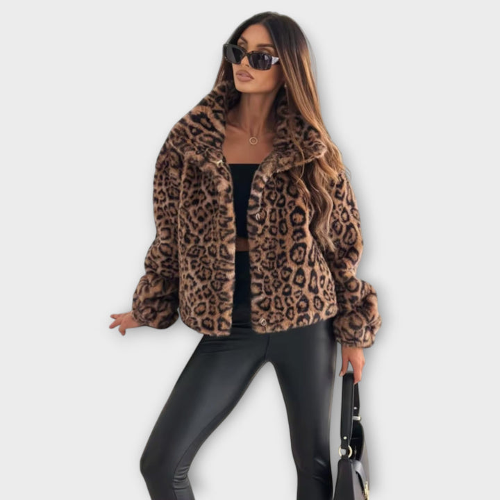 Maddison - Cappotto stampa leopardo