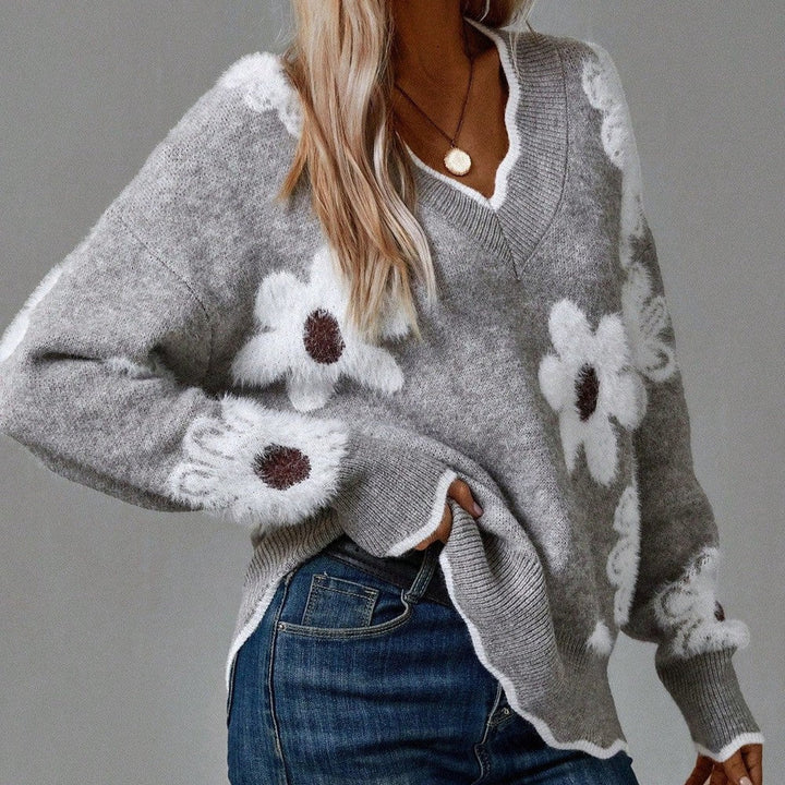 Taylah - Maglione floreale elegante