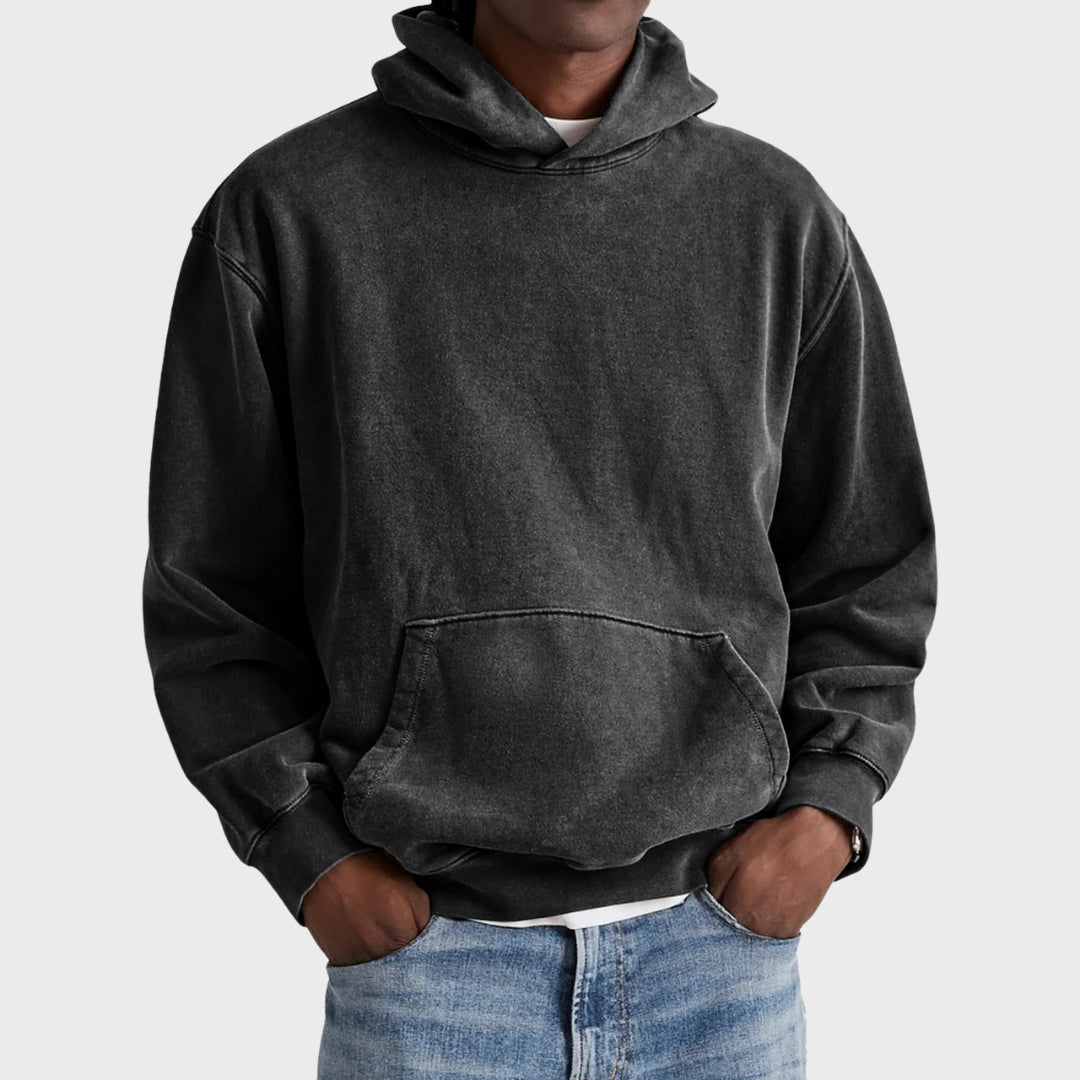 Louis - Felpa con cappuccio in cotone casual