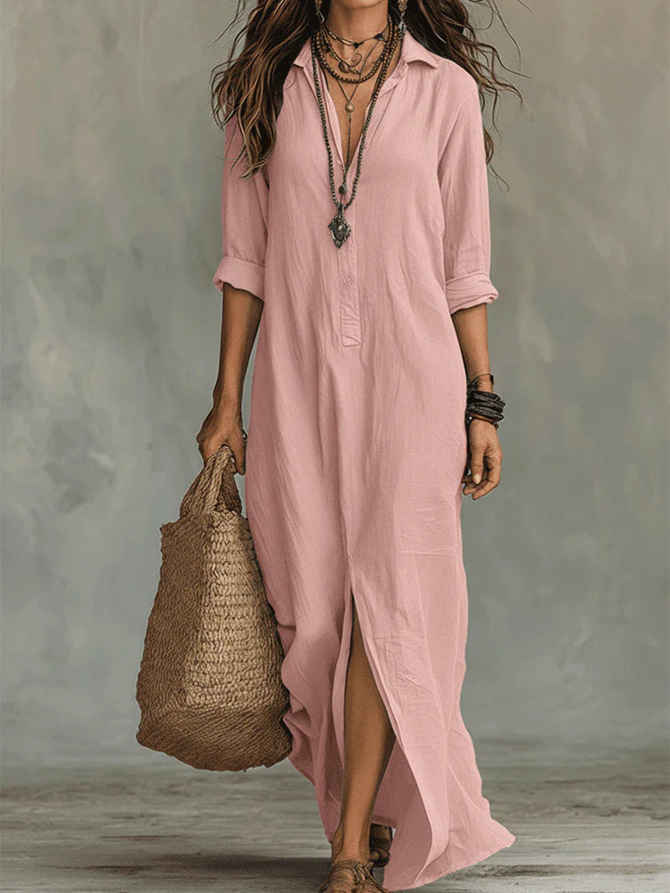 WILLOW | Maxi abito effortless Silhouette valorizzante Versatile per tutti i giorni