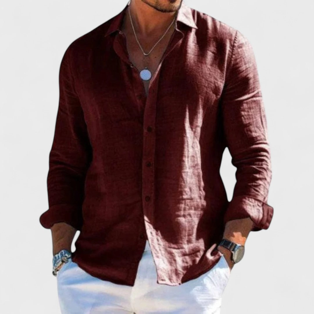 Miravo | Camicia in Lino Artigianale da Uomo