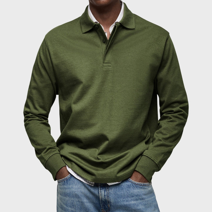 Theodore - Polo di lusso a maniche lunghe