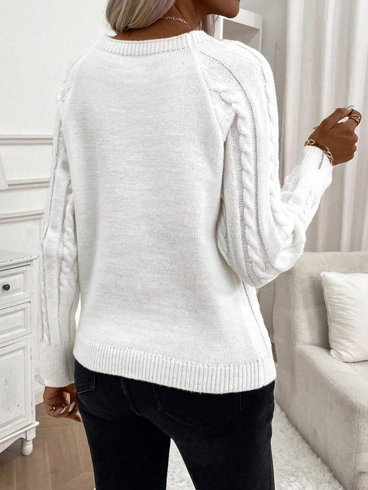 Poppy - Maglione in maglia con bottoni