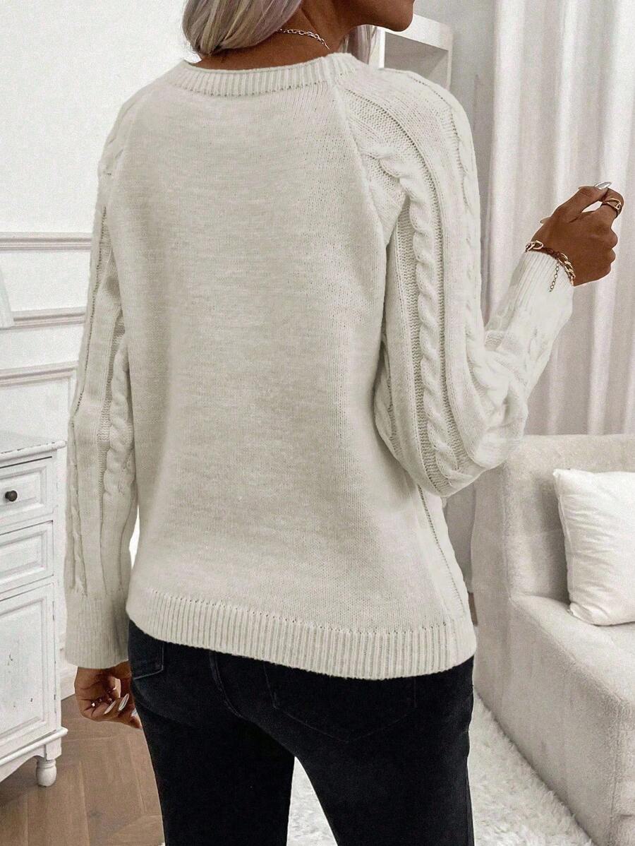 Poppy - Maglione in maglia con bottoni