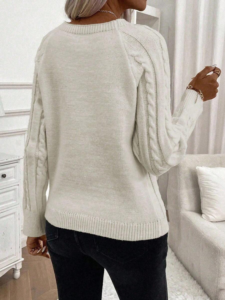 Poppy - Maglione in maglia con bottoni
