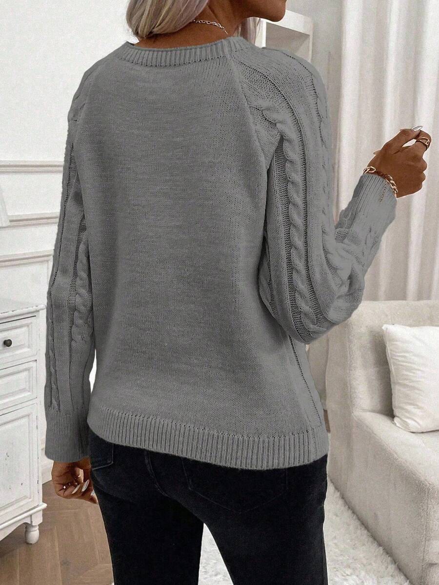 Poppy - Maglione in maglia con bottoni