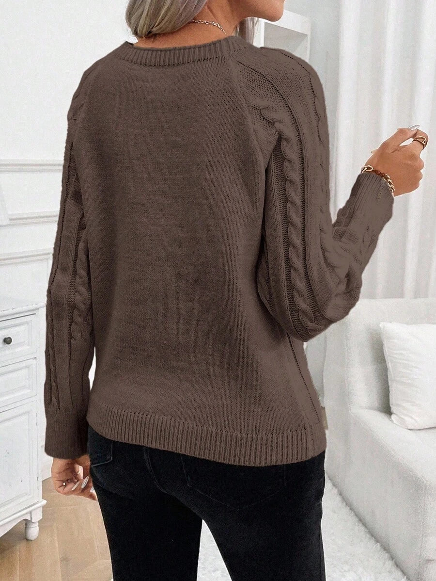 Poppy - Maglione in maglia con bottoni