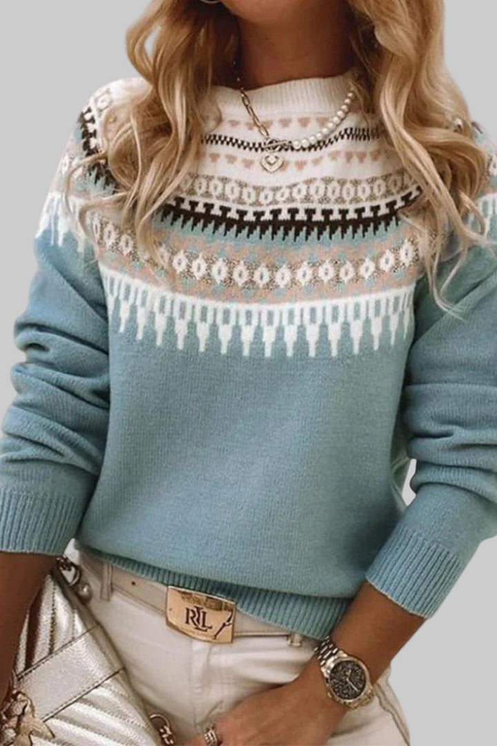 Maglione Gemma girocollo lavorato