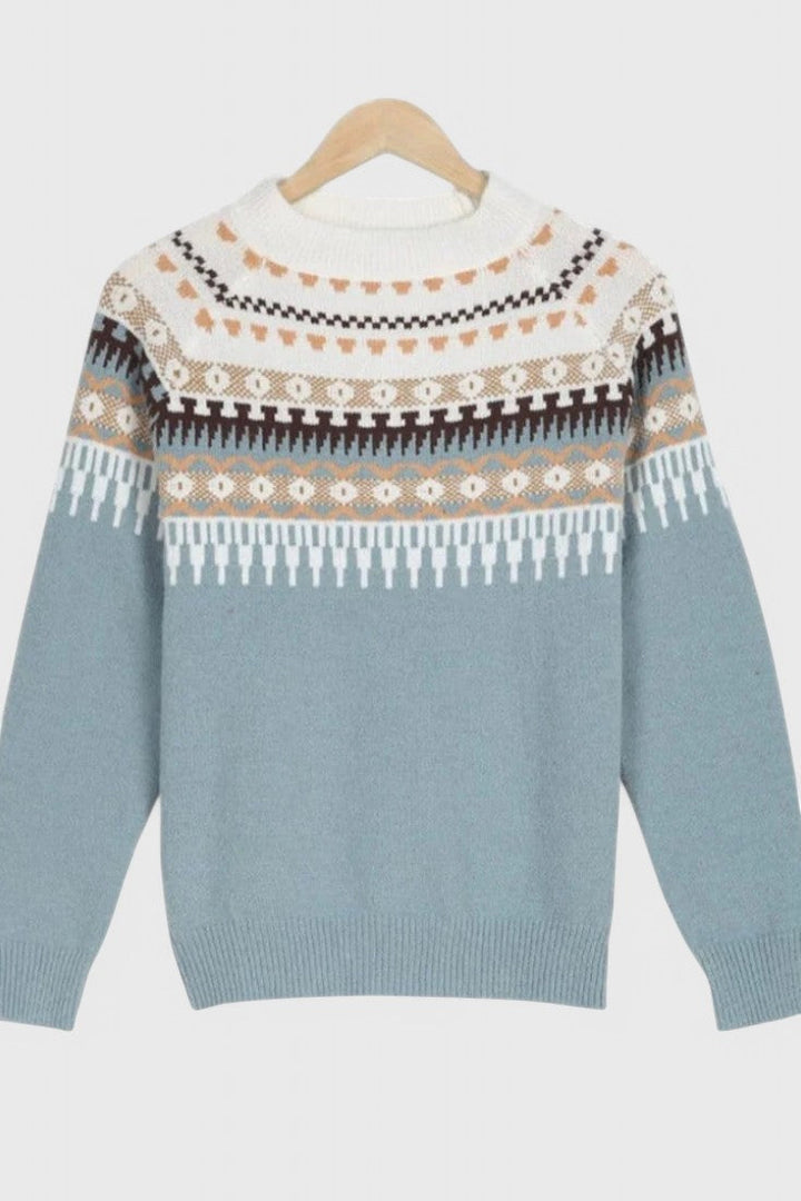 Maglione Gemma girocollo lavorato