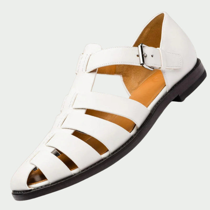 GIORDANO|SANDALI GLADIATORE IN PELLE