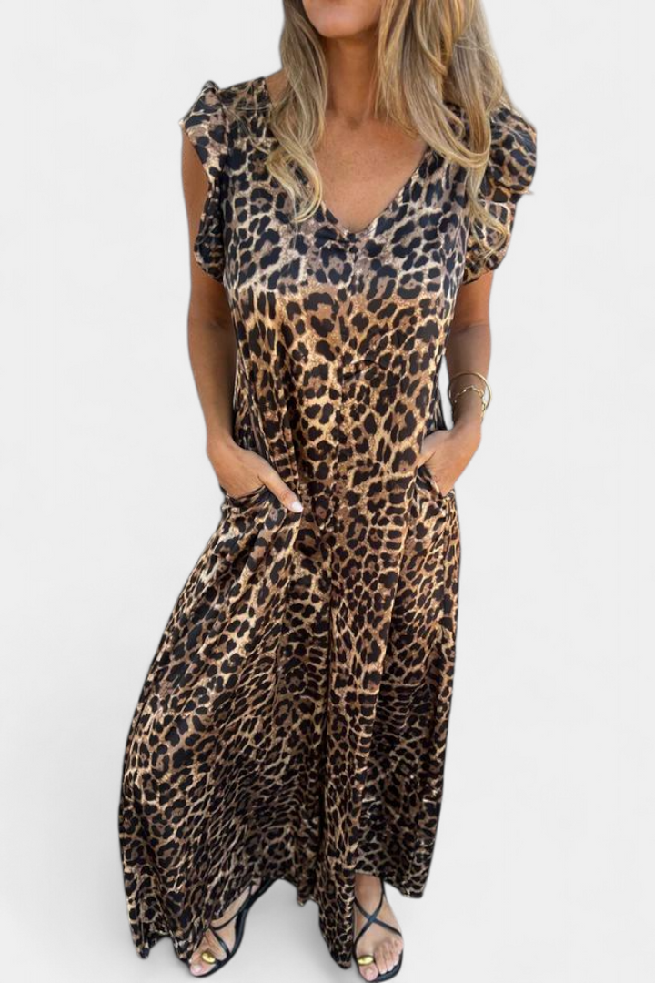 Isela | Tuta stampa leopardata