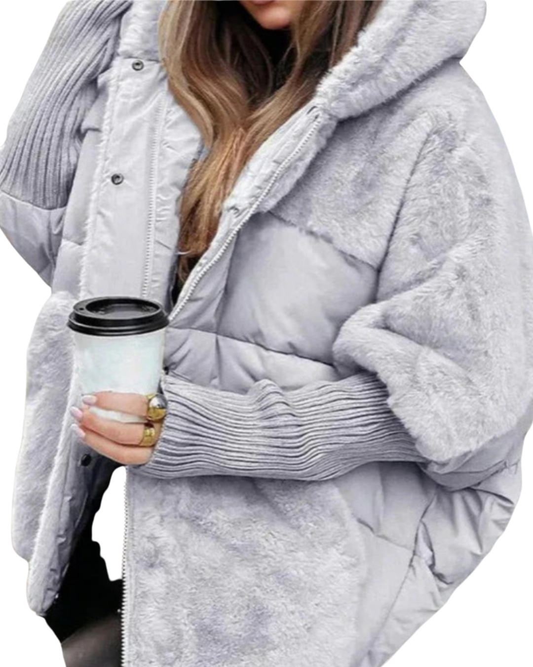 Uma - Cappotto trapuntato con cappuccio