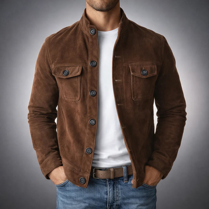 Andreas - Camicia giacca con tocco morbido