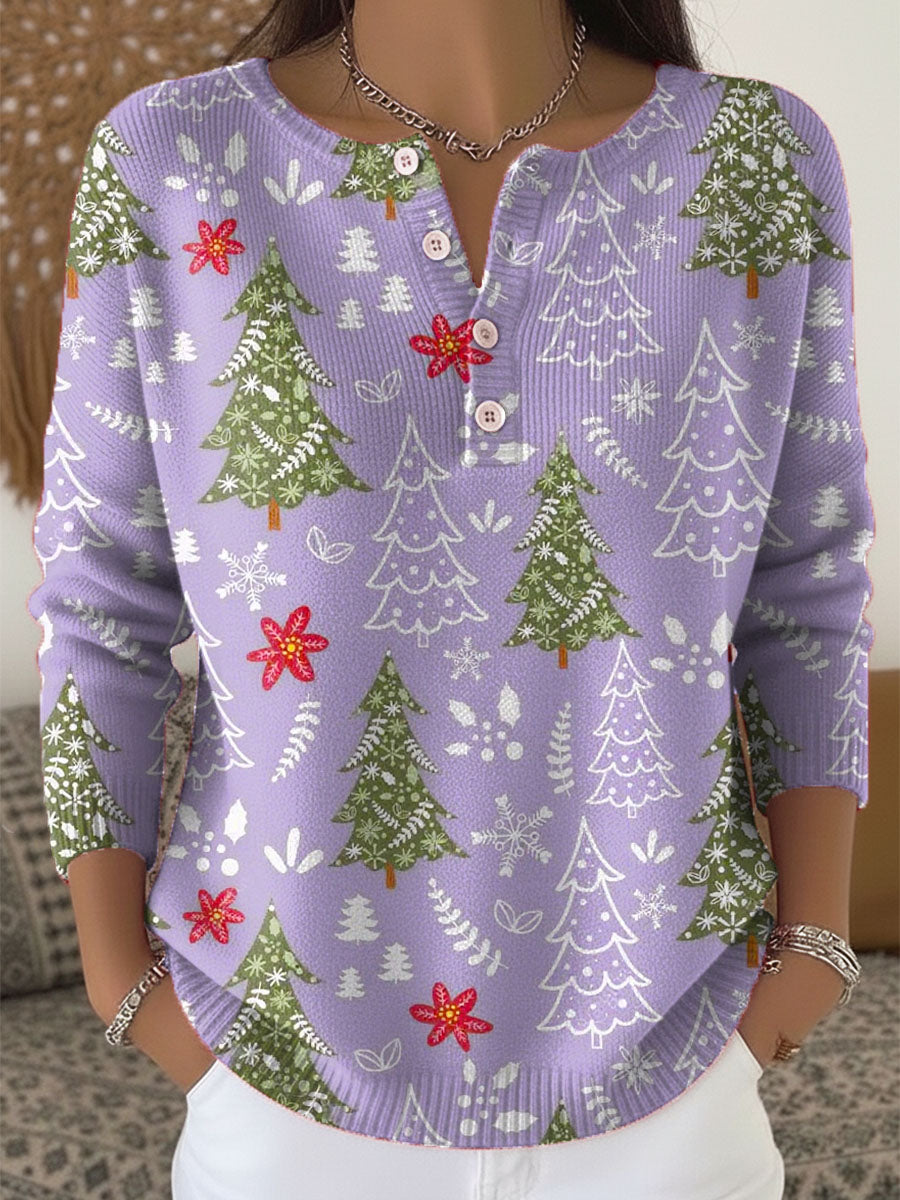 Sofía | Maglione natalizio con bottoni