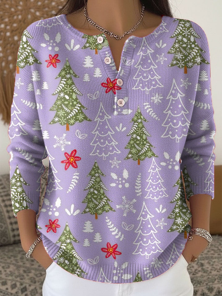 Sofía | Maglione natalizio con bottoni