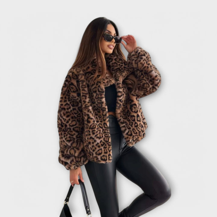 Maddison - Cappotto stampa leopardo