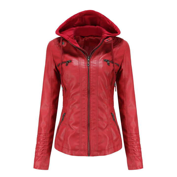 Giacca in pelle comoda