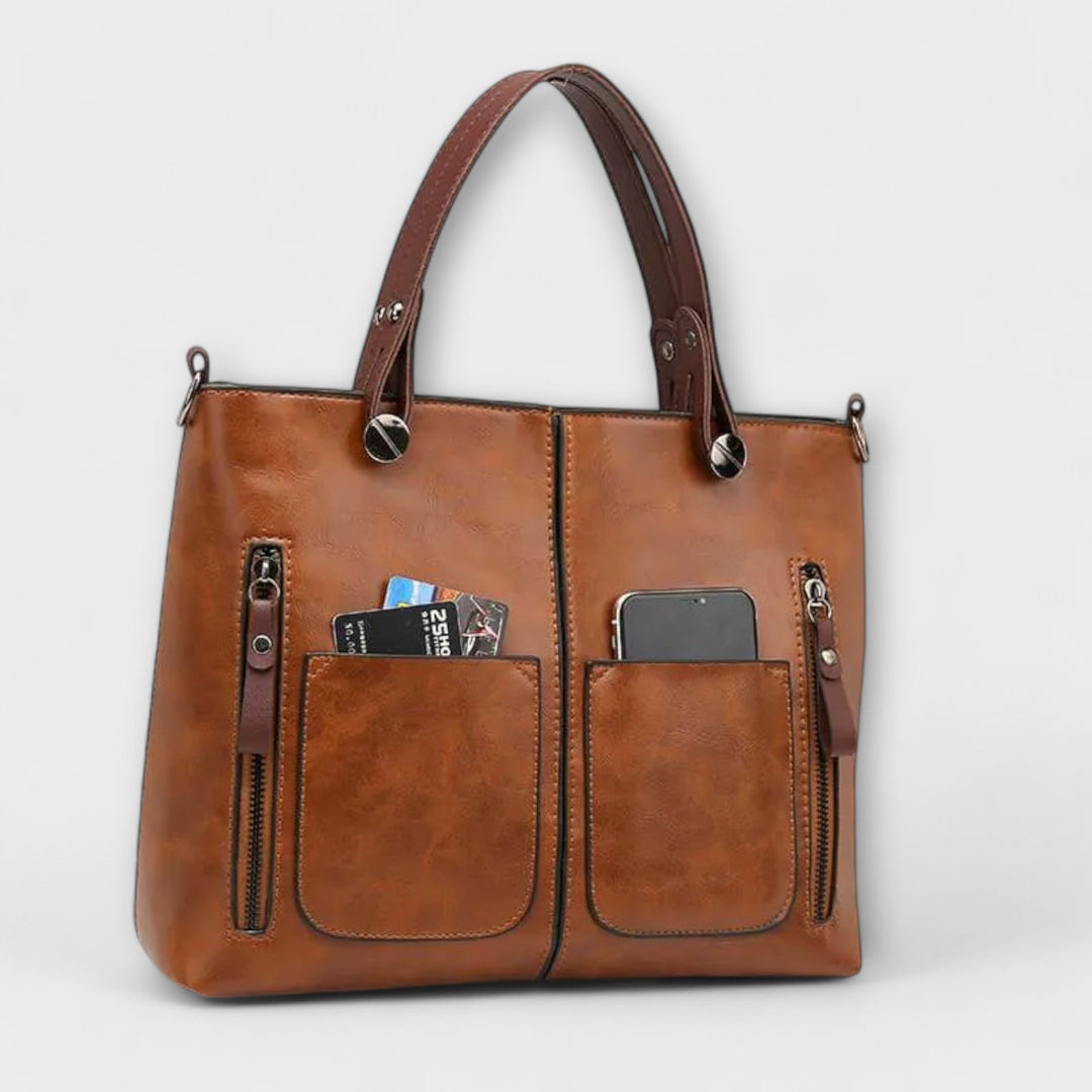 Olivia - Elegante borsa tote in similpelle