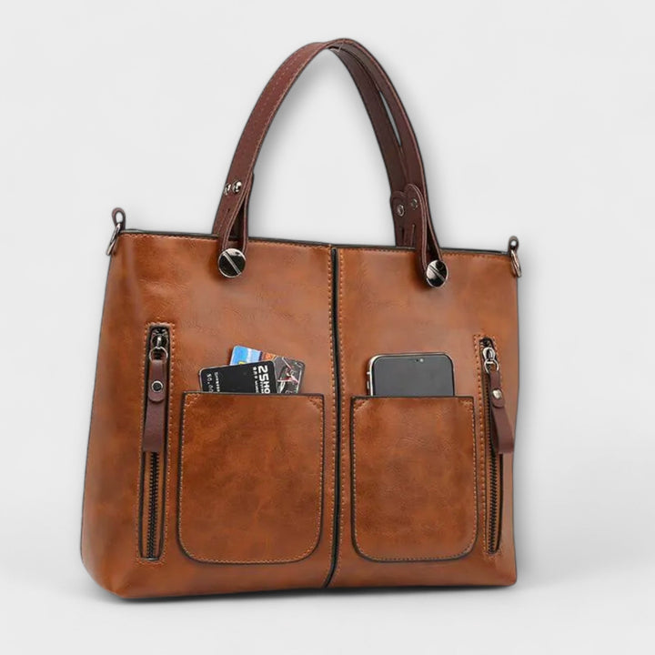 Olivia - Elegante borsa tote in similpelle