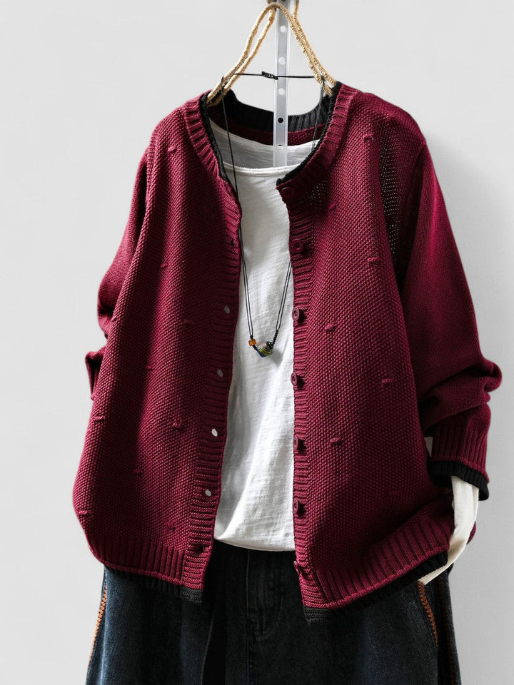 Annabelle - Cardigan in maglia lavorata
