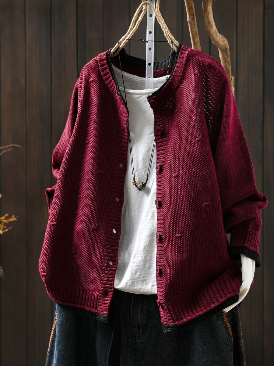 Annabelle - Cardigan in maglia lavorata