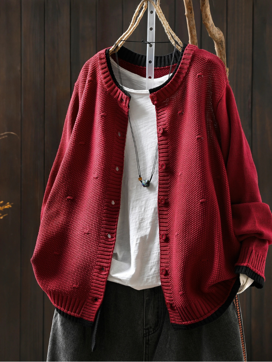 Annabelle - Cardigan in maglia lavorata