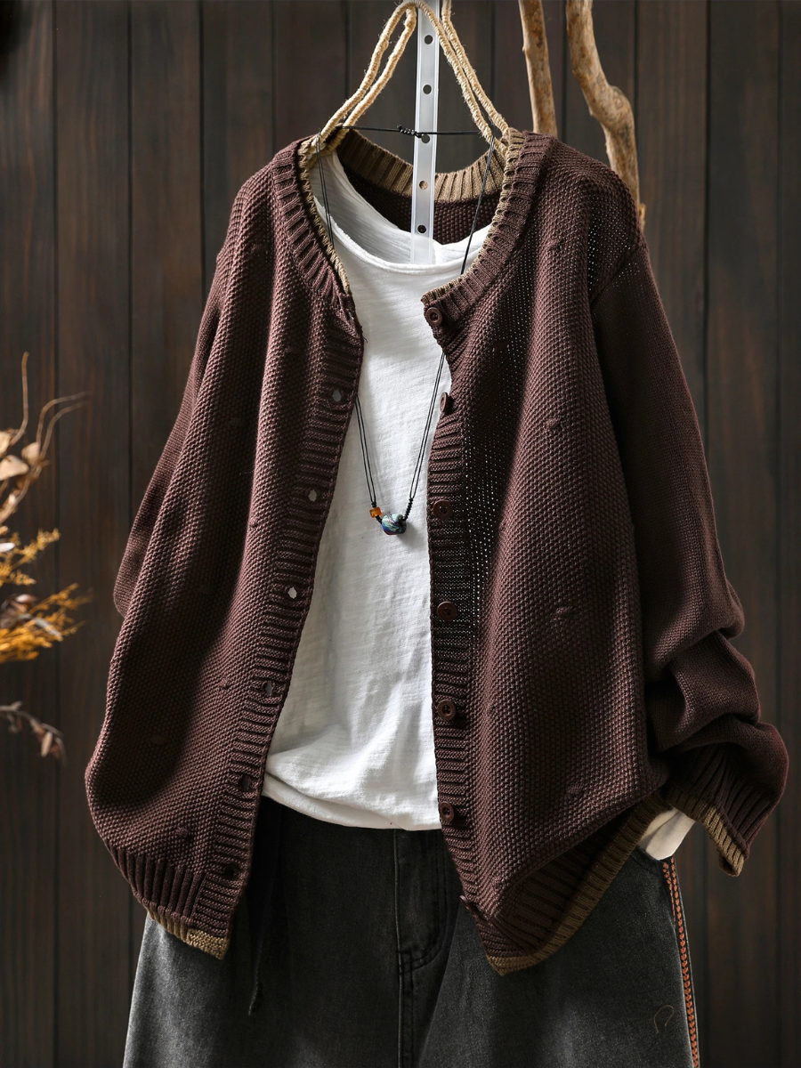 Annabelle - Cardigan in maglia lavorata