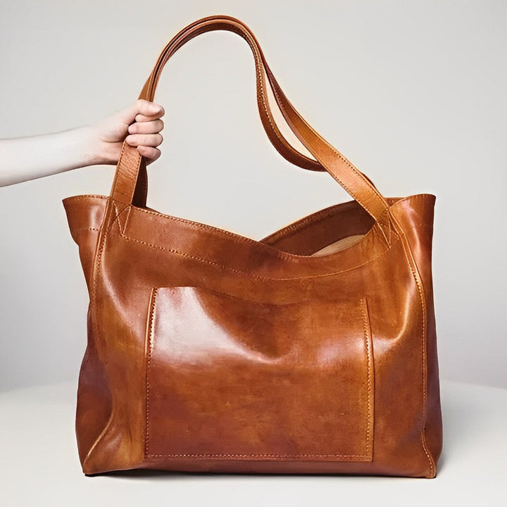 Borsa a tracolla in pelle vintage