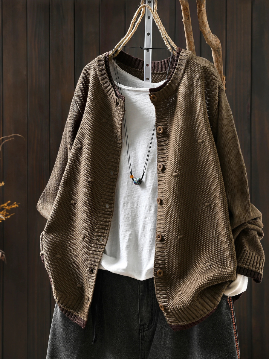 Annabelle - Cardigan in maglia lavorata