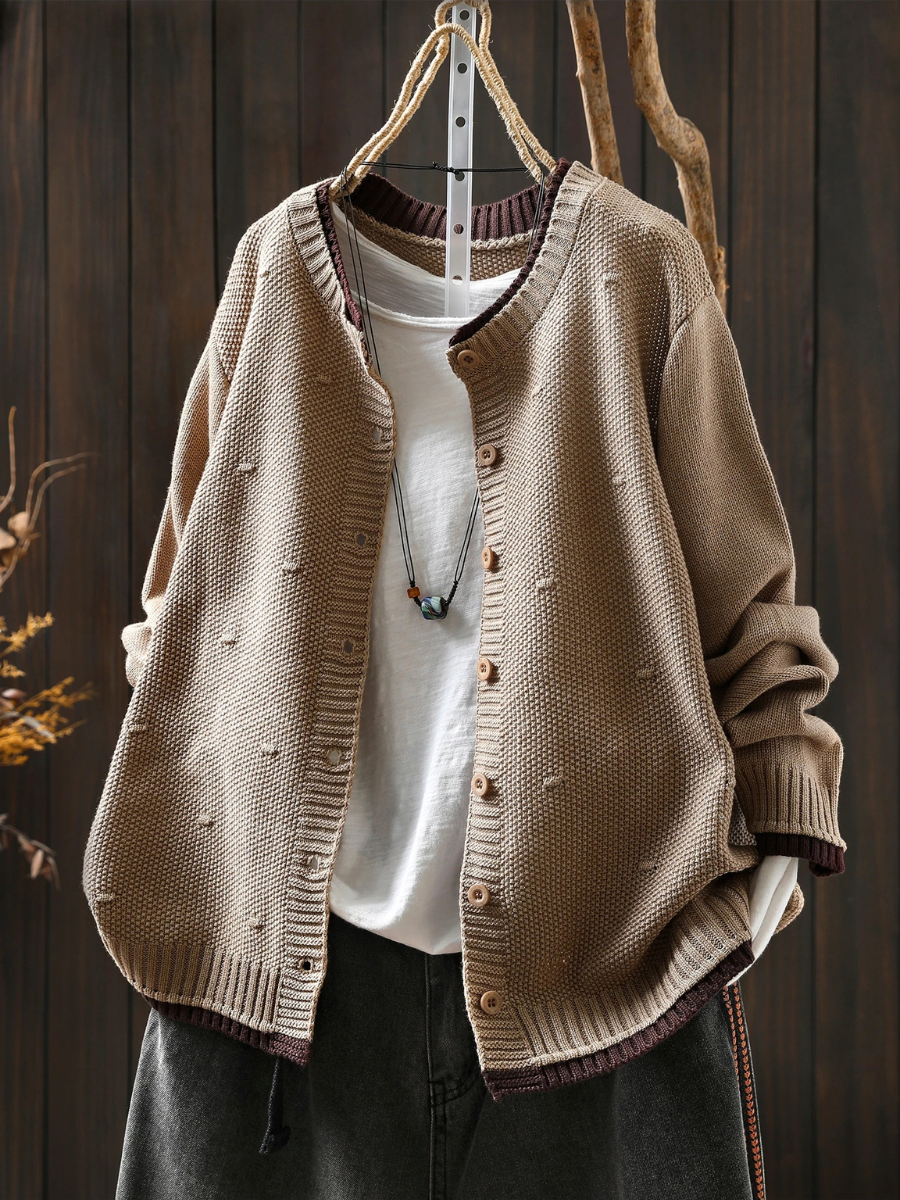 Annabelle - Cardigan in maglia lavorata