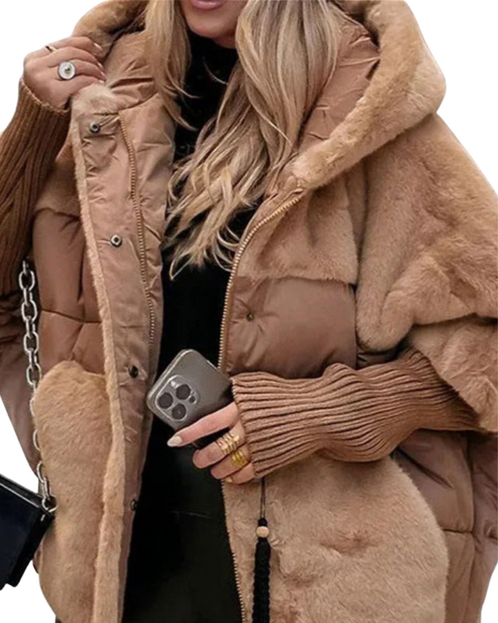 Uma - Cappotto trapuntato con cappuccio