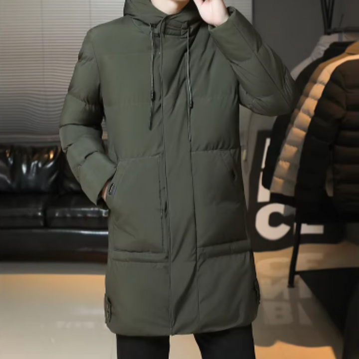 Elegante giacca invernale lunga