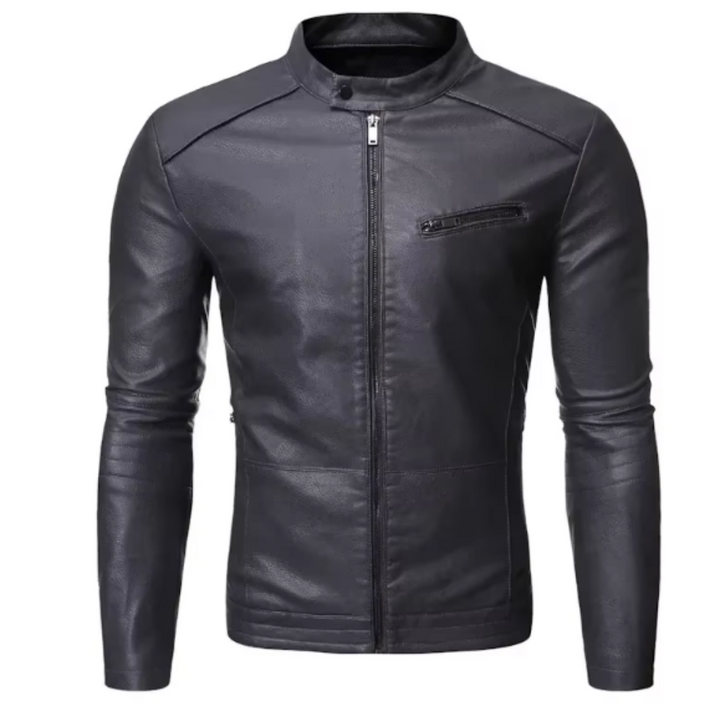 Giacca di pelle elegante