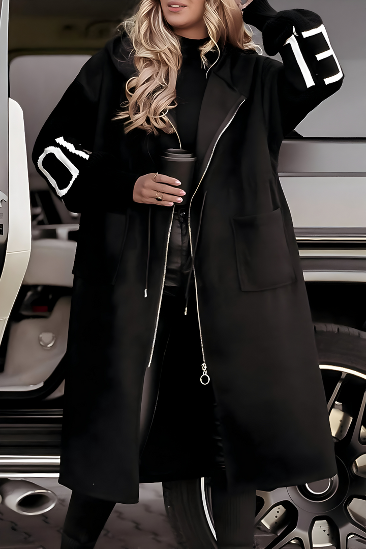 Harriet - Elegante cappotto cardigan con cappuccio