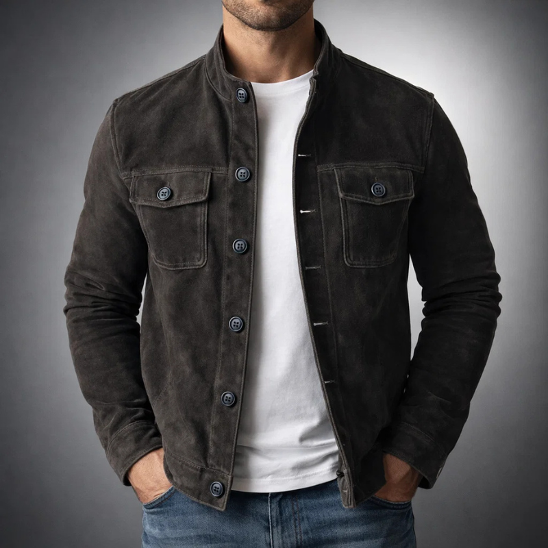Andreas - Camicia giacca con tocco morbido