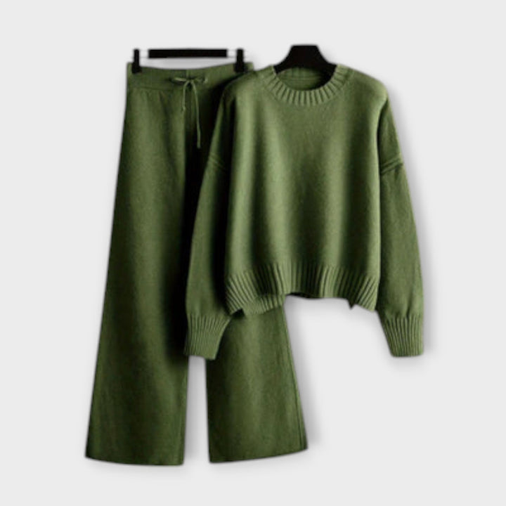 Evie - Completo casual ricamato