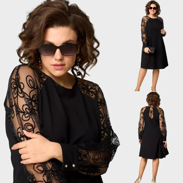 Celina - vestito midi classico per occasioni speciali