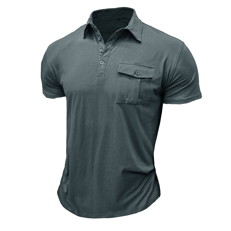 Jude - Camicia in cotone con taschino