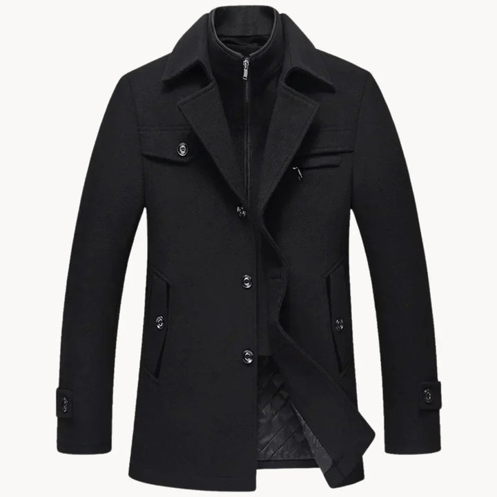 Cappotto in misto lana senza tempo