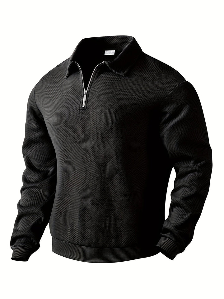 Maglione con motivo a cerniera