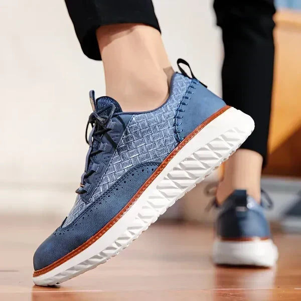 Angus - Sneakers in similpelle Oxford