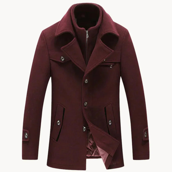 Cappotto in misto lana senza tempo